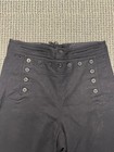 Us Navy Sailor 1940s Wool Pants Naval Clothing Factory Trousers Black Buttoned
