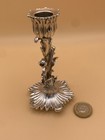 Fab Naturalistic Solid Silver Taperstick 1850  Charles Thomas   George Fox 165g
