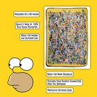 The Simpsons Tv Show Characters Lineup Fleece Throw Blanket Black