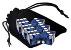 Authentic Las Vegas Casino Craps Dice Blue Mixed Serial Numbers - Lot  3  Pairs