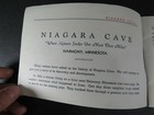 Vintage Souvenir Pamphlet Booklet Niagara Cave Harmony Mn Curt Teich   Co B6290 