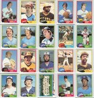  100  1981 Topps Lot Mlb Baseball Cards Partial Set Collection