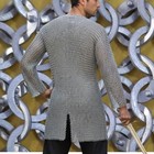 Chainmail Hauberk   9 Mm Aluminum Flat Ring With Flat Warser   Chainmail Shirt