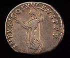 Roman Imperial Coins  Domitian  Silver Denarius  Minerva With Shield At Side 