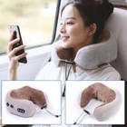 Vibrating Neck Pillow Massager Electric Heating Massage Relax Shoulder Cushion 