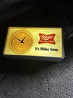 Miller High Life Beer Clock Sign Lighted Bar Clock  its Miller Time  Works