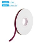 Velvet Ribbon Wrapping 1 4 Inch X 5 Yard   0 6 Cm X 4 6 M Dark Rose Red Velvet