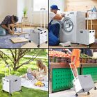 Foldable Shopping Utility Cart Portable Rolling Crate Handcart Travel Storage