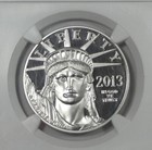 2013-w  100 1oz Statue Of Liberty Platinum Ngc Proof 70 Ult Cameo Early Releases