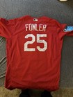2018 St Mlb Authenticated Game Used Autographed Dexter Fowler Jersey