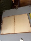 Vtg Leather School Memory Scrapbook Yearbook Photo Book Antique Unused Saalfield