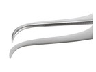 Ideal-tek 7a sa b - Economy Tweezers  Curved  Fine Tip  4 72 