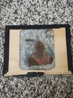 Native American Indian Glass Photo Plate Rare Unique Old Vintage Antique 