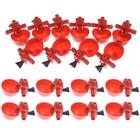 20 Packs Poultry quail Water Drinking Cups Chicken Hen Plastic Automatic Drinker