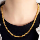 5mm Solid 925 Sterling Silver Curb Chain Cuban Link Chain Necklace Men   Women