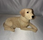 Vintage Sandicast Yellow Labrador Retriever Dog Figurine 11    Sandra Brue