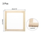 3pcs Silk Screen Printing Frame  7 9x7 9 Inch Wood With 160 White Mesh Diy