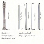 5pc Leather Sewing Needle Set Diy Leather Craft Shoe Repair   Diy Handcraft Tool