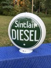Original 1950   s Sinclair Diesel Gas Pump Globe With Repro Body Free Shipping