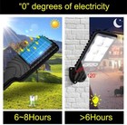 Led Solar Flood Light Motion Sensor Security Spot Wall Street Yard Outdoor Lamp
