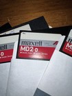      Five Assorted Ss dd 5 25 Floppy Disks Assorted And Labels