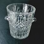 Godinger Freedom Champagne Bucket  Cut Lead Crystal  9 1 2   Czech Republic