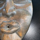 Northwest Coast  Kwakiutl   Native American  Dzunukwa   Tsonokwa 1890   s Mask  