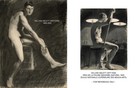 Faune Au Chevreau By William Ablett  Male Nude  Charcoal Drawing  C  1898