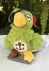 Disney Parks Pirates Of Caribbean Peg Leg Pete Magnetic Shoulder Pal Plush Nwt