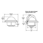 Ritchie Ru-90 Voyager Compass - Flush Mount Black