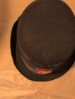 Vintage Salvation Army Uniform Hat Black Size Medium Shield