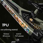 Enlee Bicycle Down Tube Protective Stickers Mountain Bike Frame Diy Decoration