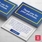 500 Thank You For Your Purchase Seller Business Cards 16pt Gloss Or Matte