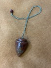Carnelian Opaque Teardrop Pendulum Divination scrying healing On Chain