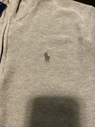 Nwt Polo Ralph Lauren Quarter Zip Pullover Sweater Mens Sz Small Gray