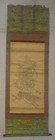 Marici Buddha Print Scroll 19th Century Edo Japanese Antique Buddhist 26 Inch