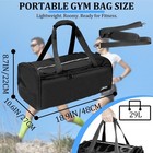 Orkels 29l Gym Bag With Shoe Compartment  Sports Duffle Bag For Men  Travel B   