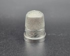 Antique Art Deco Sterling Silver Thimble uk birmingham j f 1916