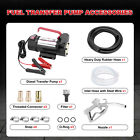 Fuel Transfer Pump W nozzle Hoses For Kerosene Diesel 12v Dc 12gpm Electric Pump