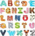 Magnetic Letters  26 Animal Alphabet Magnets  Fun Preschool Learning Toy  Lar   