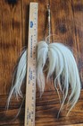 Traditional Ethiopian African Genuine Horse Hair Fly Whisk Swatter Braided Grip