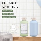 3 Pack Travel Shampoo Bottle  Empty Plastic Squeeze Bottles 6 8oz With Flip Cap 