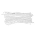  30 Pcs Bag Tag Loops Clear Luggage Tags For Suitcases Identification Card Strap