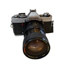 Vintage Minolta Xg-9 35mm Camera W  Osawa Lens  Flash  Manuals  Case   Strap