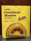 Dollhouse Miniature Window Circlehead Hw  5048 1 12 One Inch Scale D87