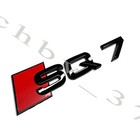 Audi Sq7 Front Grill Trunk Emblem Gloss Black For Sq7 Q7 Honeycomb Grille Badge