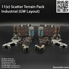 Wh40k 11th Ed Gw Layout Full Terrain Set  industrial   37pcs  - Unpainted