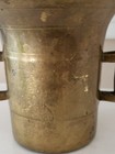 Vintage Heavy Solid Brass Mortar   Pestle Pharmaceutical Apothecary Appx 4 5 