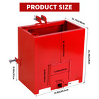 3 Point Hitch Ballast Box 800lbs Capacity 3 Point Category 1 Tractor Ballast Box