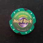 Hard Rock Casino Chip  25 50th Anniversary Hollywood Fl     exceedingly Rare    